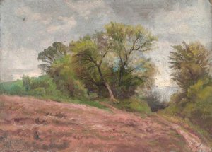 Footpath From Fox Lane To Sanderstead, Croydon, Surrey, Near Sanderstead Lane — William Henry Hope