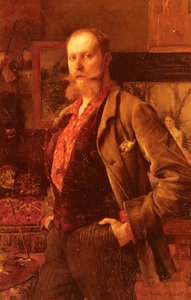 Portrait Of Gustave Courtois — Паскал-адолф Жан Дањан-бувре, Realism