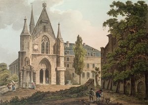 The College De Navarre In Paris — John Claude Nattes
