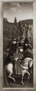 Photograph of the original panel of the Just Judges