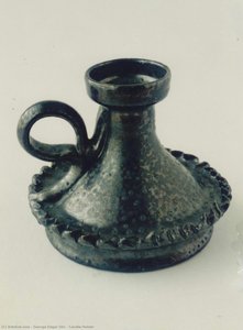 Candle Holder — George Edgar Ohr