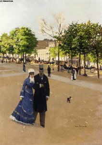 Parisian Street Scene — Jean Georges Béraud