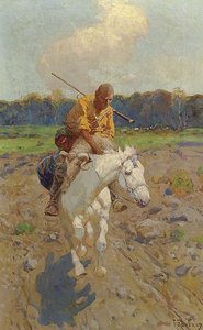 The Return From The Hunt — François Flameng