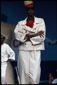 Runway Photograph Of Chloé, Spring/summer 1984 Collection — Karl Otto Lagerfeld