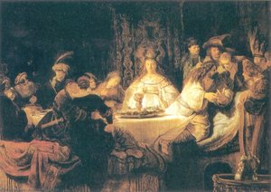 Samson At The Wedding — Rembrandt Van Rijn, Baroque