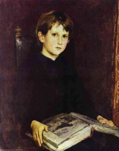 Portrait of Michael Vasnetsov, the Artist's Son