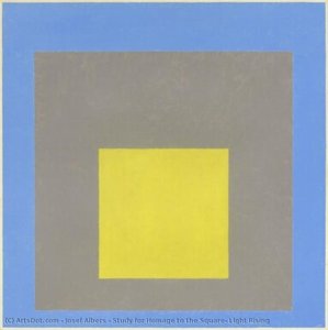 Study For Homage To The Square: Light Rising — Josef Albers