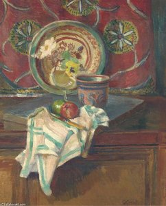 Still Life With Napkin, The Studio, Charleston — Duncan Grant