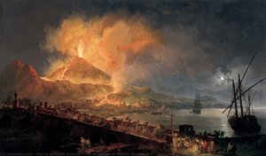 The Eruption Of Mount Vesuvius — Pierre Jacques Volaire