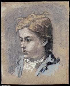 Portrait Of A Young Man — Édouard Manet, Impressionistic Style