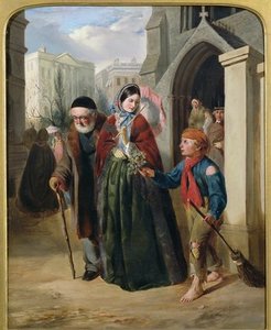 The Crossing Sweeper — John Callcott Horsley