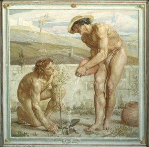 Paul And Apollo — Sir Edward John Poynter
