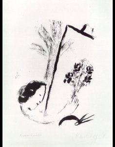 Bouquet Con Mano — Marc Chagall