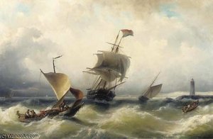 Shipping On A Choppy Sea — Nicolaas Riegen