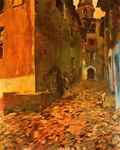 Carrer D´alforja — Joaquim Mir, Impressionism