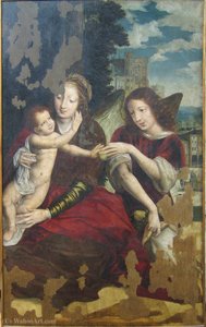 Madonna with Child and angel general