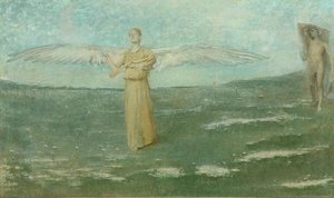 Tobias And The Angel — Thomas Wilmer Dewing