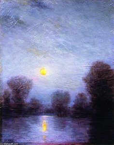 Moonlight On Baldwin Lakd — George Van Millett