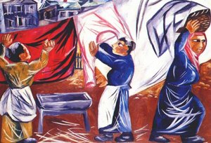 Washerwomen — Natalia Goncharova