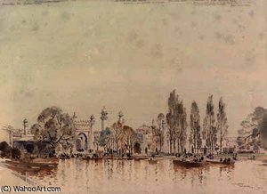 Battersea From Cremorne — John Wilson Carmichael