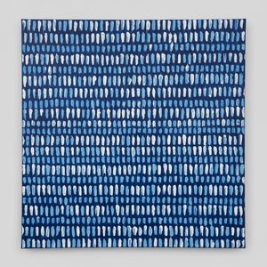 Rhythmic Echoes In Navy And White: A Meditative Study Of Textured Serenity — Laurent Vionnet