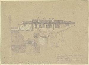 View Over The Roofs Of Italian Houses — Heinrich Carl Reinhold