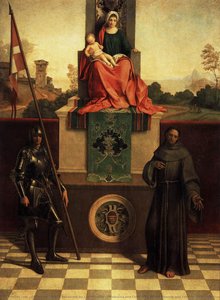 Madonna And Child With Saints Liberale And Francis (the Castelfranco Madonna) — Giorgione, Renaissance