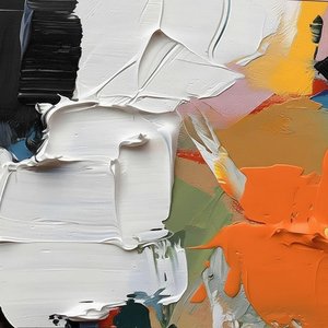 Fragmented Resonance: A Monumental Study In Spontaneous Impasto And Primal Tension — Christian Noiret, Abstract Expressionism