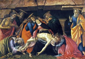 Lamentation Over The Dead Body Of Christ — Sandro Botticelli, Renaissance