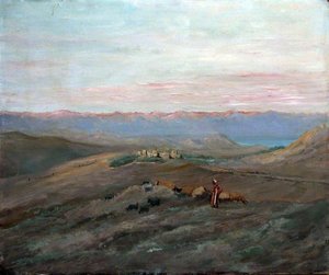 Anathoth, View towards the Dead Sea and the Moab Mountains