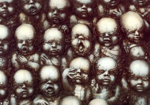 hr giger landscape XVIII