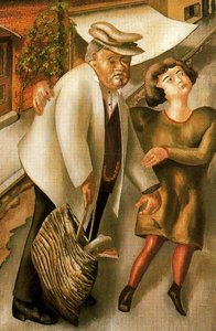 Crossing The Road — Sir Stanley Spencer