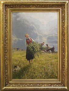 A summerday by a Norwegian fjord