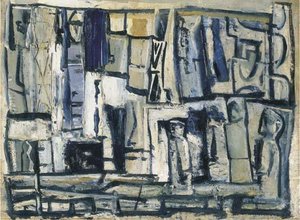 Composition Gray-blue — Mario Sironi