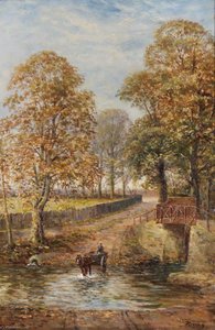 Crossing the Brook near Weir Hall