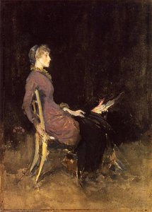Schwarz Und Rot Bzw. Studie In Schwarz Und Gold — James Abbott Mcneill Whistler, Aesthetic Gesamtkunstwerk