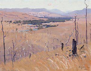 Scene At Maiden Head, New England — Elioth Gruner