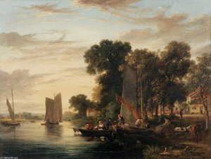View On The Yare Near Thorpe Church, Norfolk — James Stark
