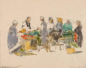 Mercanto Di Legumi Alla Fiera — Herman Armour Webster