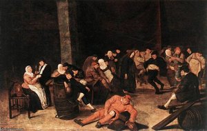 Harmen Peasants At A Wedding Feast — Frans Hals I