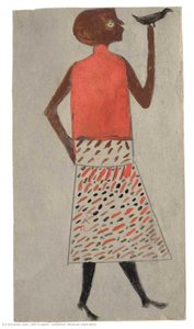 Untitled (woman With Bird) — Bill Traylor