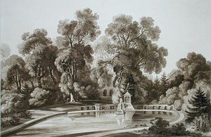 View Of The Temple Fountain And Cave — Samuel Daniell