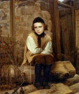 Insulted Jewish Boy — Ivan Nikolaevich Kramskoy