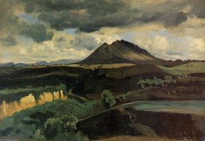 Monte Soracte — Jean-baptiste-camille Corot, Romantic Landscape