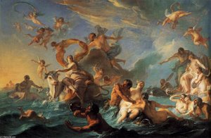The Rape Of Europa — Noel Nicolas Coypel, Baroque Art