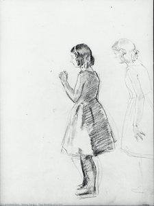 Two Studies Of A Girl — Henry Tonks