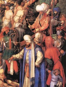 The Martyrdom Of The Ten Thousand (detail) — Albrecht Dürer