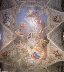 The Annunciation and the Four Prophets