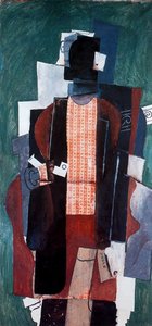 Hombre Con Pipa (el Fumador) — Pablo Picasso, Cubist Style