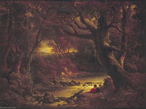 Landscape, With Jacques And The Wounded Stag — George Howland Beaumont